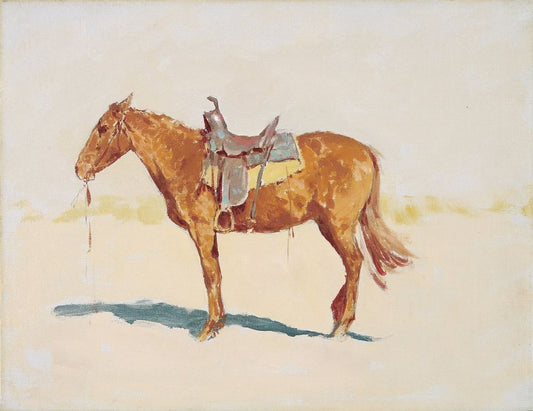 Untitled horse study 10 - by Frederic Remington