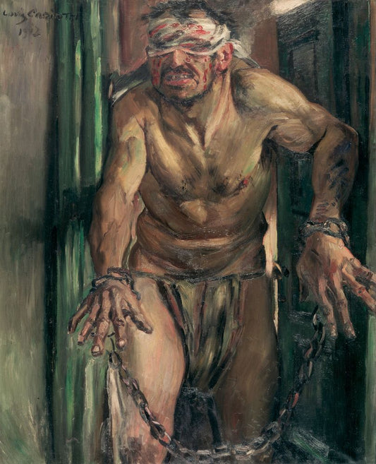 The Blinded Samson - by Lovis Corinth