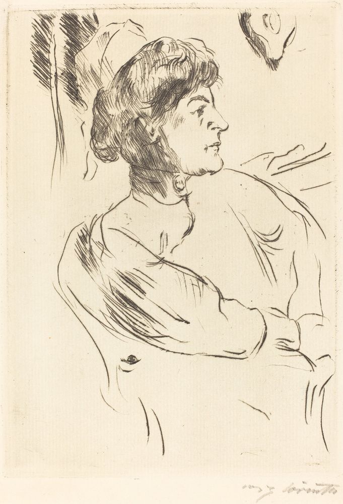 Nurse (Krankenschwester) - by Lovis Corinth