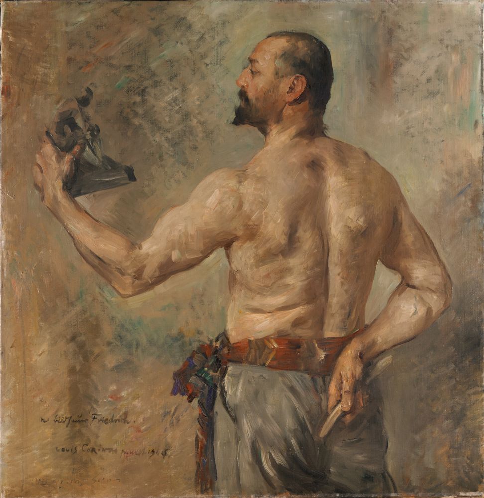 Portrait of the Sculptor Friedrich - by Lovis Corinth