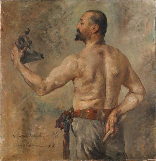 Portrait of the Sculptor Friedrich - by Lovis Corinth