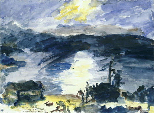 Landscape Around Walchensee - by Lovis Corinth