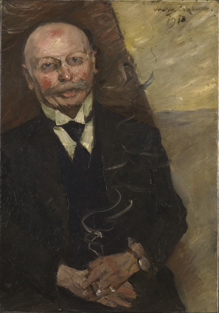 Portrait of the Art Dealer Heinrich Thannhauser - by Lovis Corinth