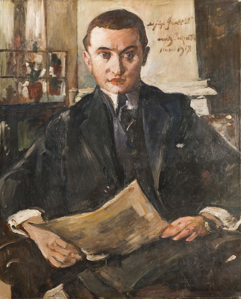 Bildnis Wolfgang Gurlitt - by Lovis Corinth