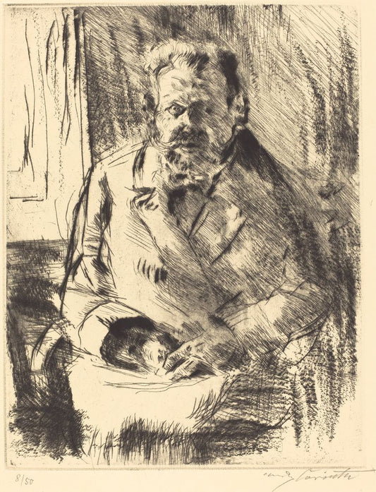 The Poet (Der Dichter) - by Lovis Corinth