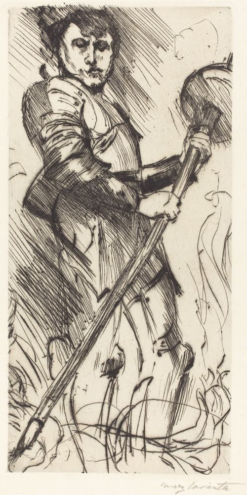 Saint George (St. Georg) - by Lovis Corinth