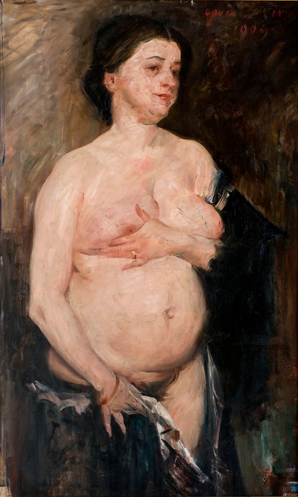 Pregnant Woman - by Lovis Corinth