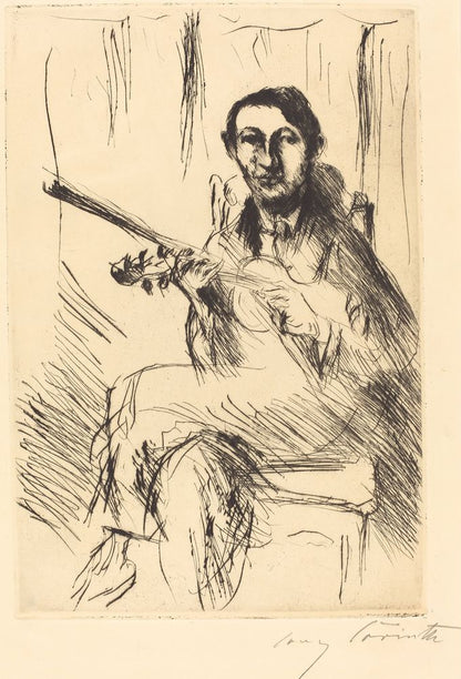 Andreas Weissgaerber-I (Bildnis Andreas Weissgaerber) - by Lovis Corinth