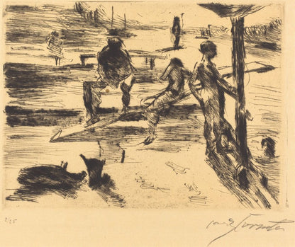 Bathing Place (Badeanstalt) - by Lovis Corinth