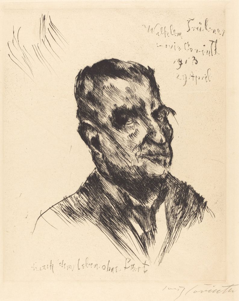 Wilhelm Trübner - by Lovis Corinth