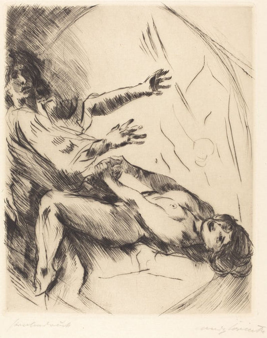 Joseph and Potiphar's Wife - I (Joseph und Potiphars Weib I) - by Lovis Corinth