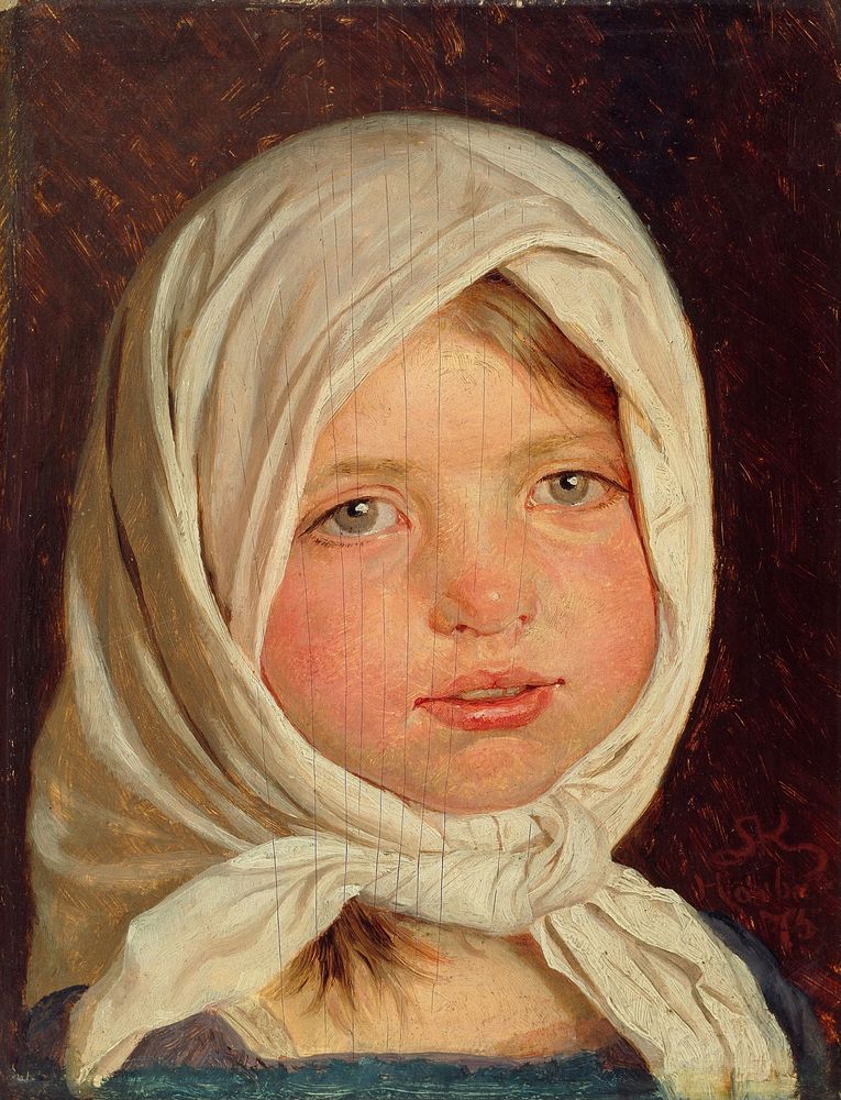 Little girl from Hornbæk - by Peder Severin Krøyer