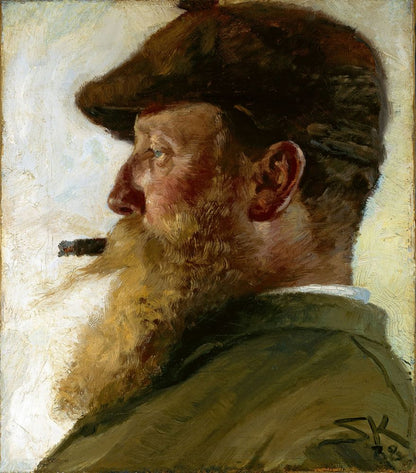 Christian Krohg - by Peder Severin Krøyer