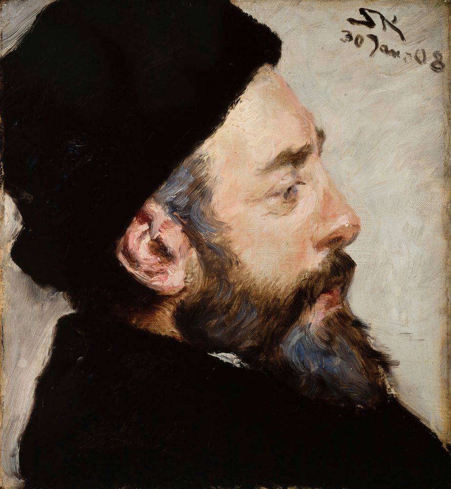 Henrik Pontoppidan - by Peder Severin Krøyer