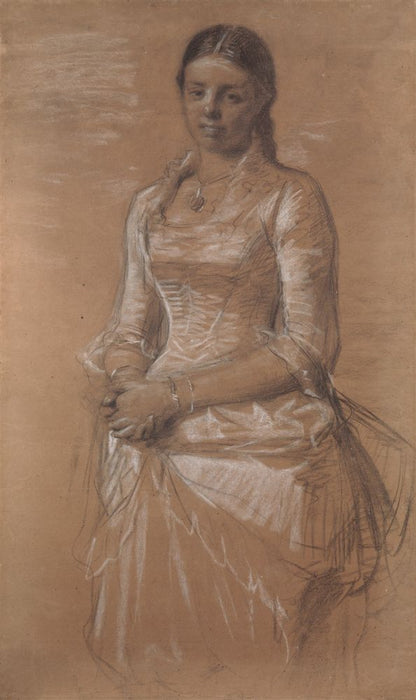 Portrait of Frederikke Tuxen - by Peder Severin Krøyer