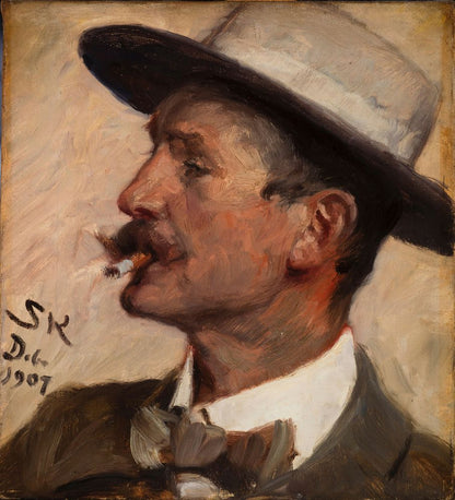 Hans Gyde Petersen - by Peder Severin Krøyer