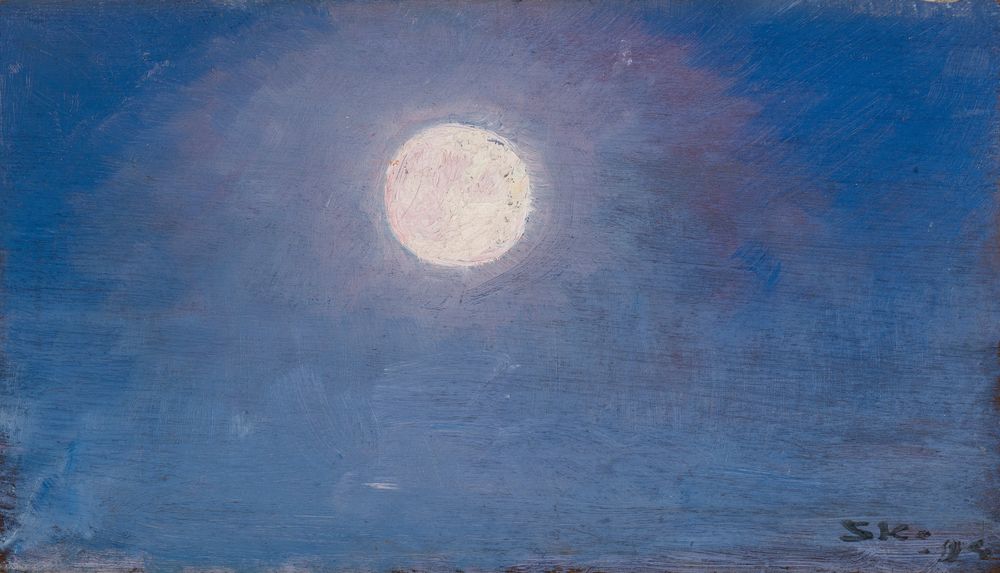 Full moon - by Peder Severin Krøyer