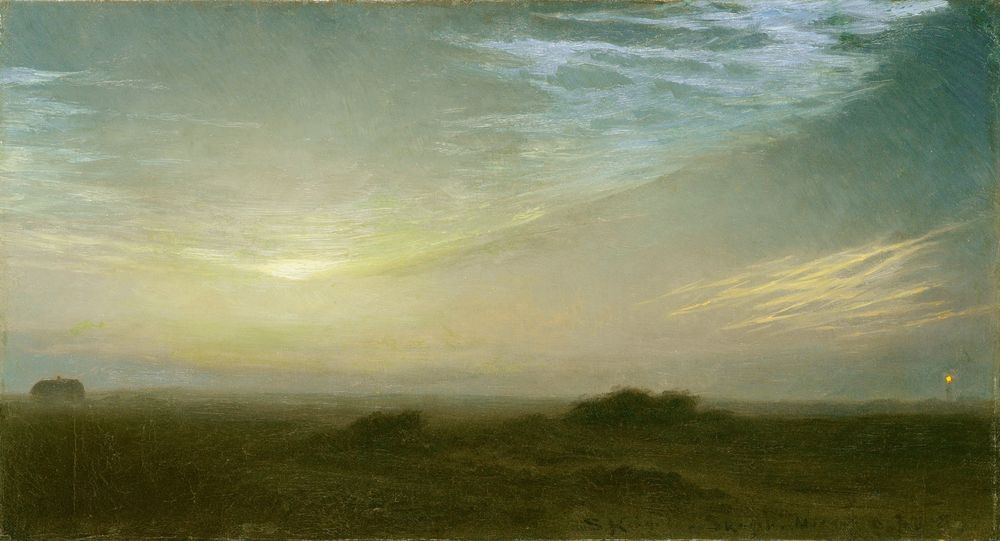 From the moors north of Skagen - by Peder Severin Krøyer