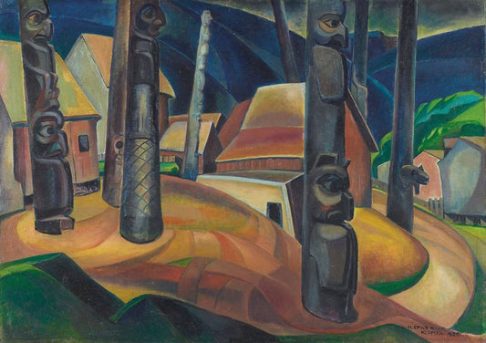 Kispiax Village - by Emily Carr