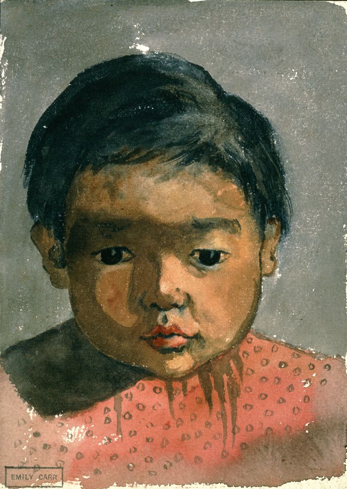 Indian Baby - by Emily Carr