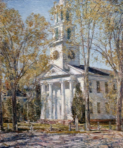 Church at Old Lyme - by Childe Hassam