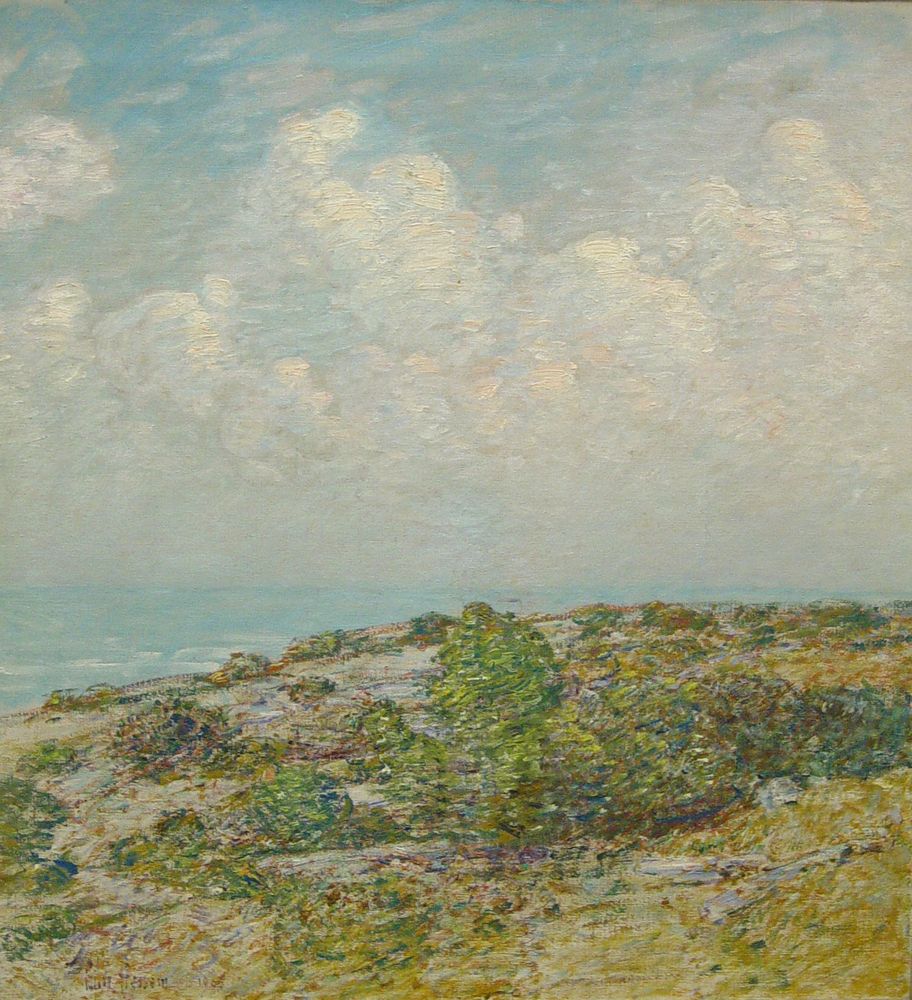 Beach at East Hampton - by Childe Hassam