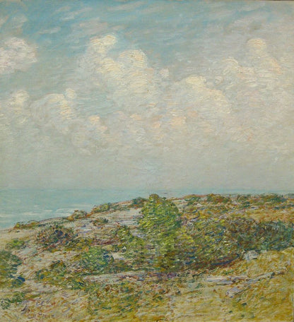 Beach at East Hampton - by Childe Hassam