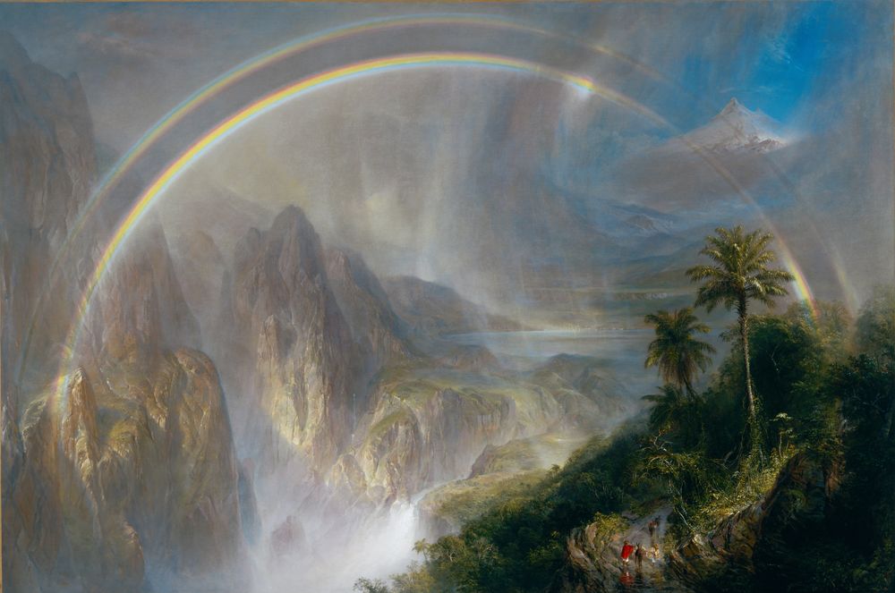 Rainy Season in the Tropics - by Frederic Edwin Church