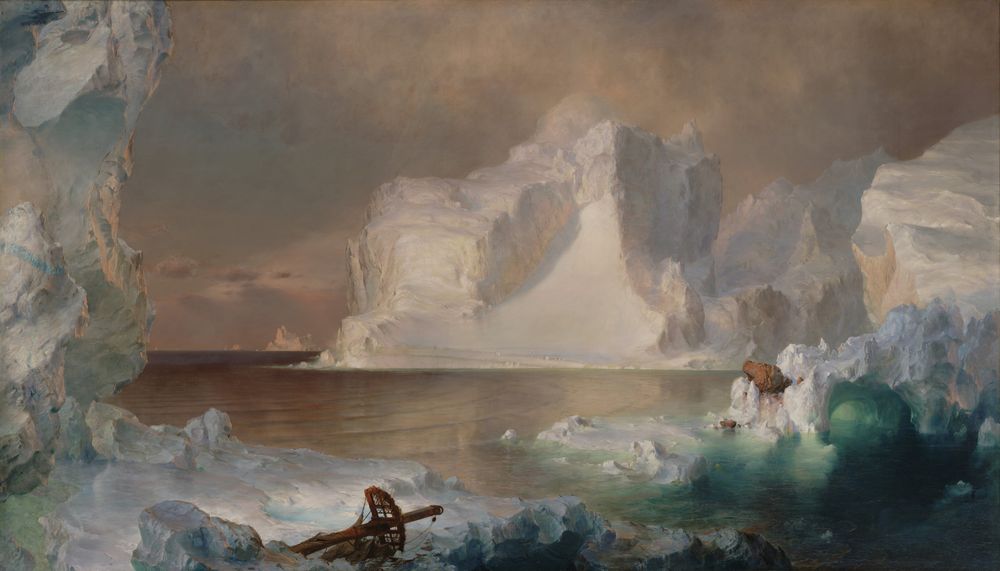 The Icebergs - by Frederic Edwin Church