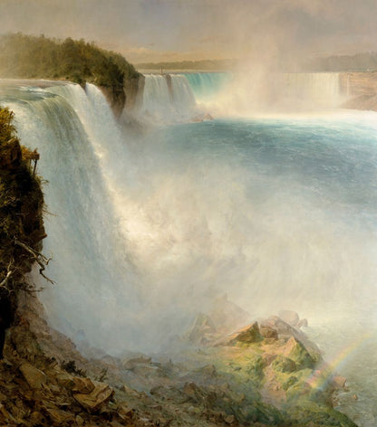 Niagara Falls, from the American Side - by Frederic Edwin Church