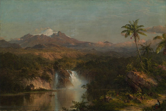 View of Cotopaxi - by Frederic Edwin Church