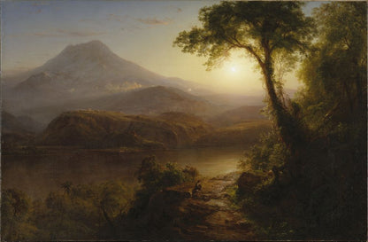 Tropical Scenery - by Frederic Edwin Church