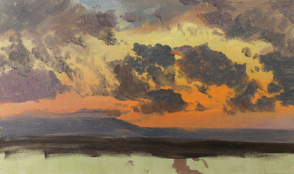 Sky at sunset, Jamaica, West Indies - by Frederic Edwin Church