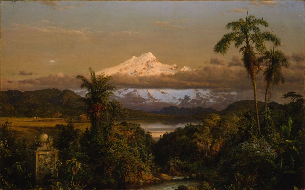 Cayambe - by Frederic Edwin Church