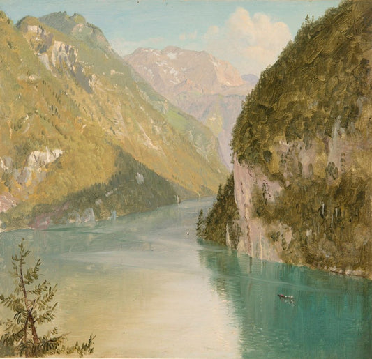 Königssee, Bavaria - by Frederic Edwin Church