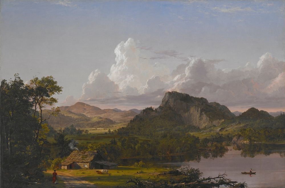 Home by the Lake - by Frederic Edwin Church