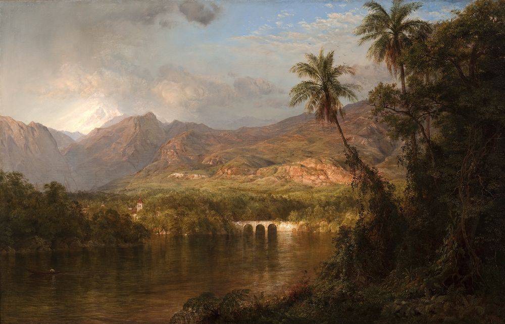 South American Landscape - by Frederic Edwin Church