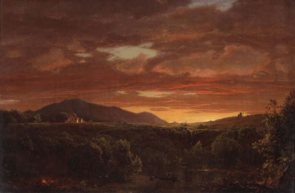 Twilight (Sunset) - by Frederic Edwin Church