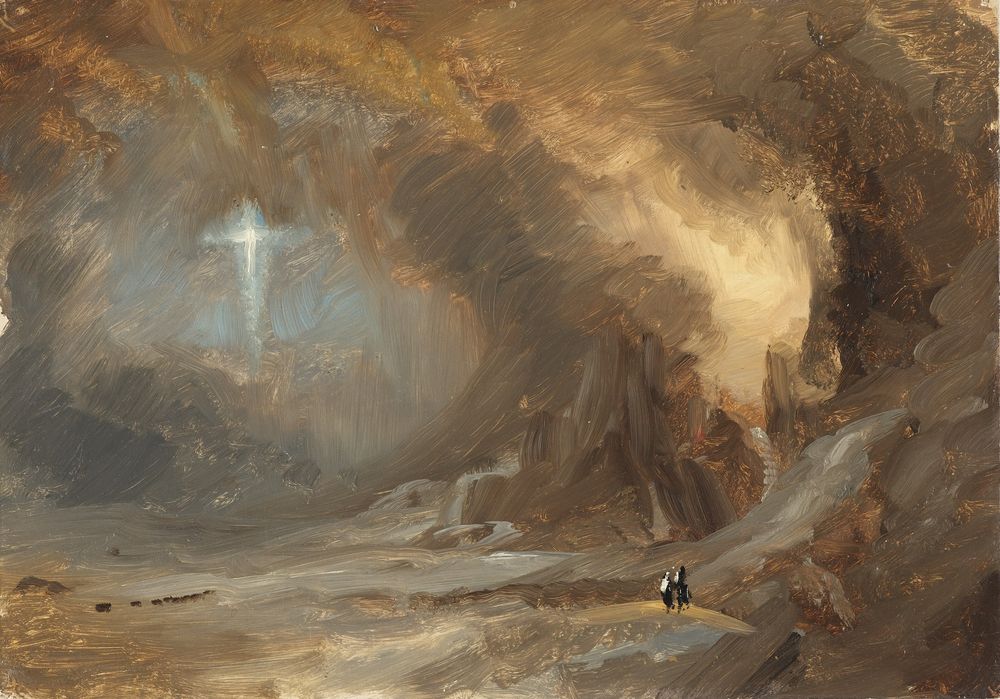 Vision of the Cross - by Frederic Edwin Church