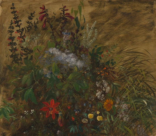 Flowers in Jamaica, West Indies - by Frederic Edwin Church