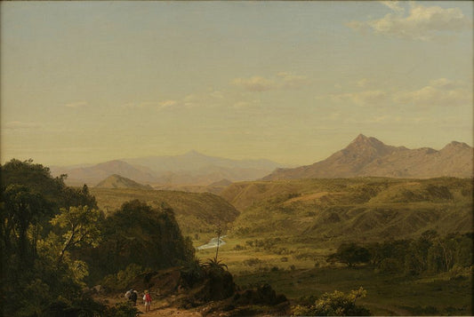 Scene Among the Andes - by Frederic Edwin Church