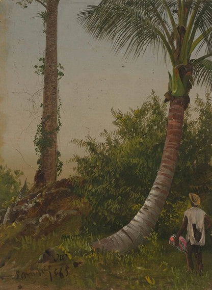 Trees in Jamaica, West Indies - by Frederic Edwin Church