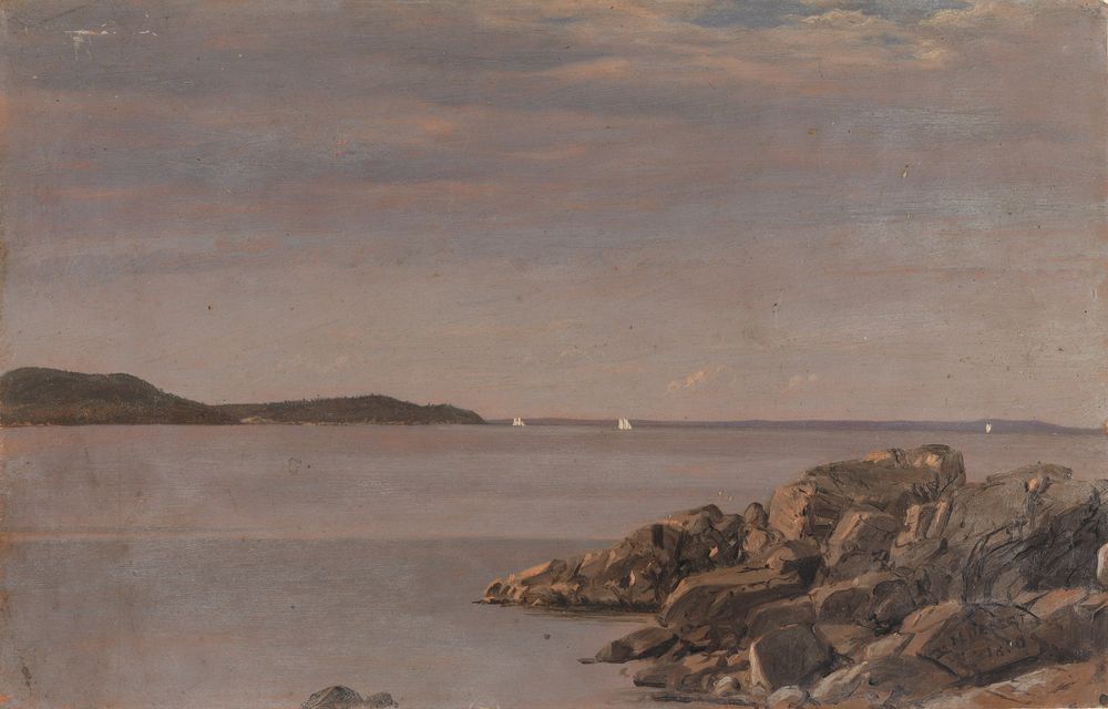 Mt. Desert Island, Maine Coast - by Frederic Edwin Church