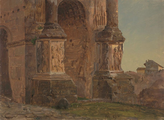 Arch of Septimius Severus, Rome - by Frederic Edwin Church