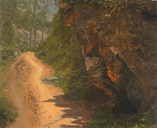 Woodland Path, Jamaica - by Frederic Edwin Church