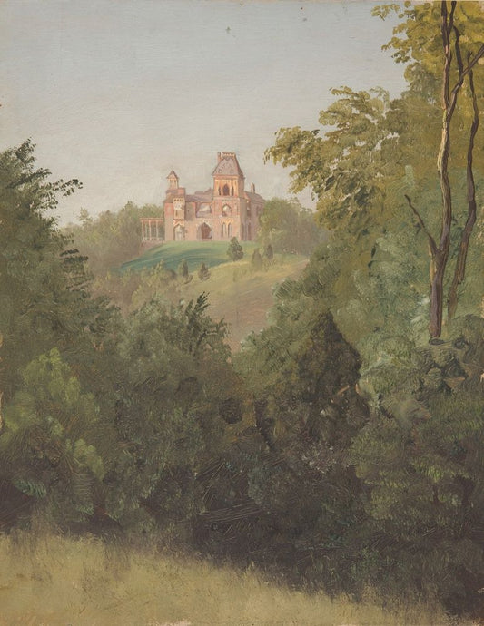 Olana from the Southwest - by Frederic Edwin Church