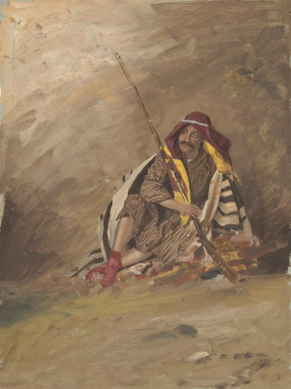 Seated Bedouin - by Frederic Edwin Church