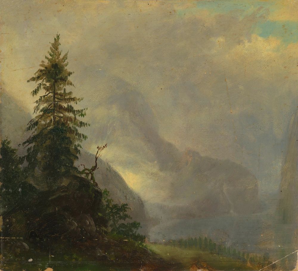 The Koenigsee, near Berchtesgeden, Bavaria - by Frederic Edwin Church