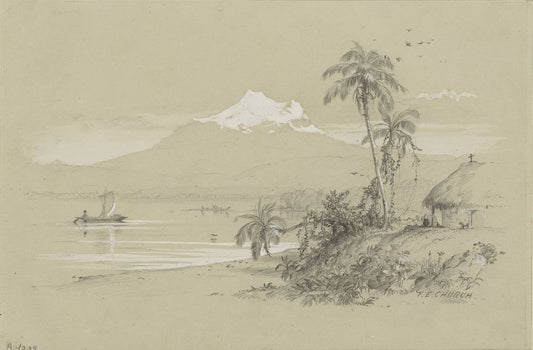 Magdalena River, New Granada, Equador - by Frederic Edwin Church