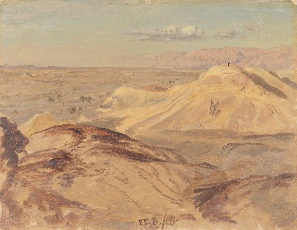 Landscape near Petra - by Frederic Edwin Church